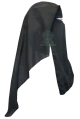 Niqab (Sitar) noir long 3 pieces