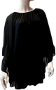 Tunique de couleur noire pour femme - Taille standard
