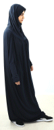 Jilbab ample une piece pour femme - Marque Best Ummah - Couleur bleu marine