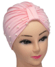 Bonnet egyptien perle de couleur rose clair