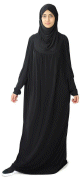 Jilbab ample une piece - Marque Best Ummah (Boutique Jilbeb femme musulmane) - Couleur noir