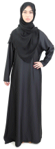 Robe longue ample couleur bleu noire - Marque Amelis Paris - Vetement Mastour Femme