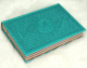 Le Coran Arc-en-ciel version arabe (Lecture Hafs) - Couverture couleur Vert-bleu de luxe - Arabic Rainbow Quran -
