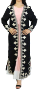 Kimono brode sobre et elegant (tenue orientale de soiree pour femme)