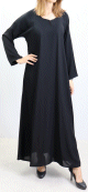 Robe Abaya Simple fabrique aux Emirats Arabes Unis (Plusieurs couleurs disponibles)