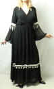 Robe longue cache-cur pour femme - Couleur Noir