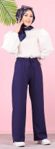 Pantalon femme (Vetement femme voilee) - Couleur Bleu marine