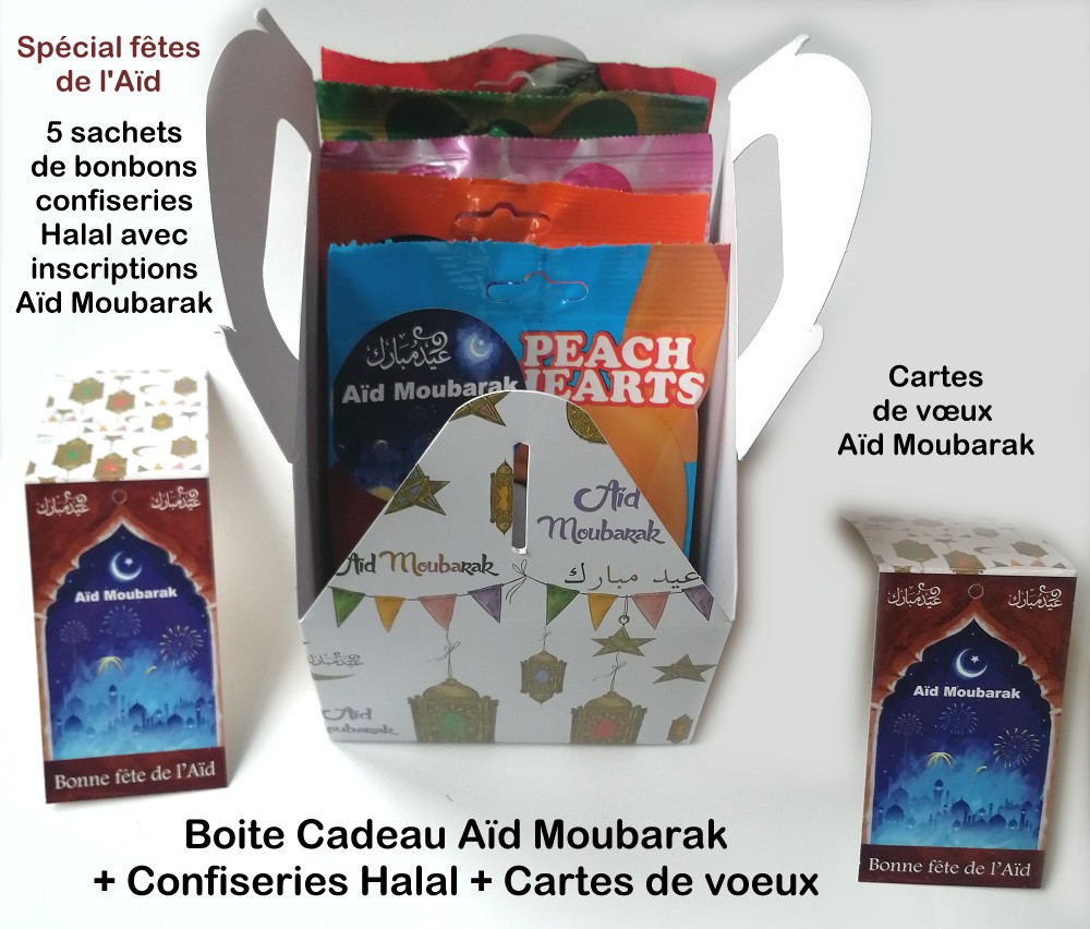 Calendrier Ramadan Mubarak + autocollants - Perle Dorée