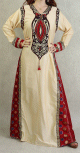 Robe orientale maxi-longue brodee et decoree (Collection Reve d'Orient pour femme - Sara Haute Couture)