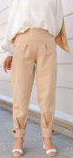 Pantalon femme classique et casual (Boutique hijab en ligne) - Couleur beige