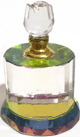 Bouteille de luxe decorative avec parfum Musc d'Or "Aicha" (4 ml) - Pour femmes