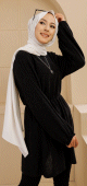 Tunique ample pour femme (Vetement hijab) - Couleur noir