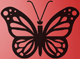Grand sticker decoratif de papillon