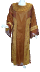 Robe de soiree Jamila marron (Taille L)